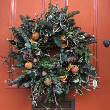Wreath trad orangedoor
